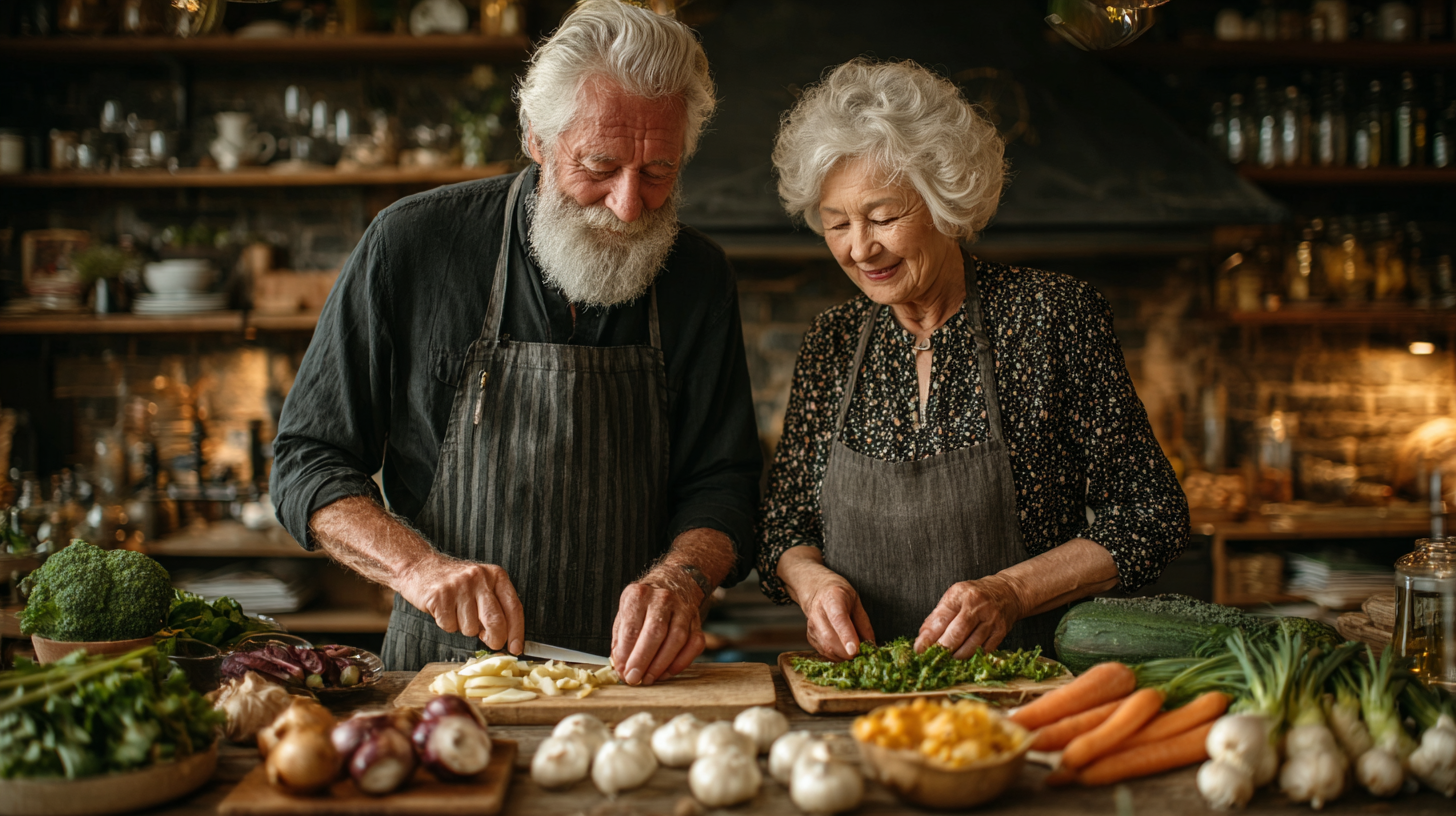 Сімейний обід з здоровими стравами